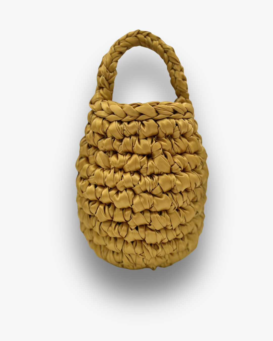 Bolso de Mano Kabosio Perla Crochet Oro