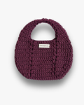Bolso de Mano Kabosio Luna Crochet Granate
