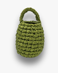 Bolso de Mano Kabosio Perla Crochet Oliva