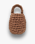 Bolso de Mano Kabosio Perla Crochet Avellana
