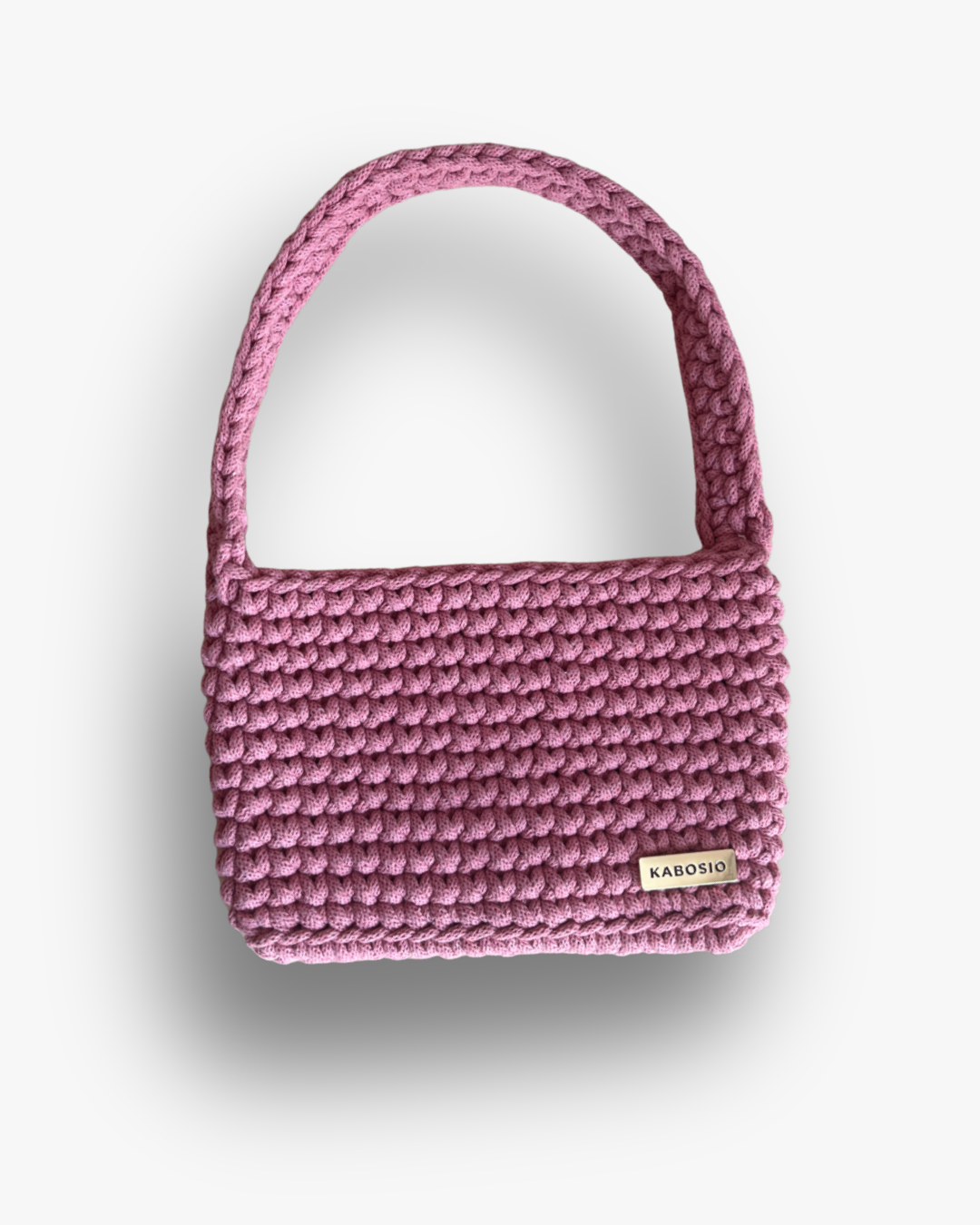 Bolso Hombro y Bandolera Kabosio Original Crochet Rosa