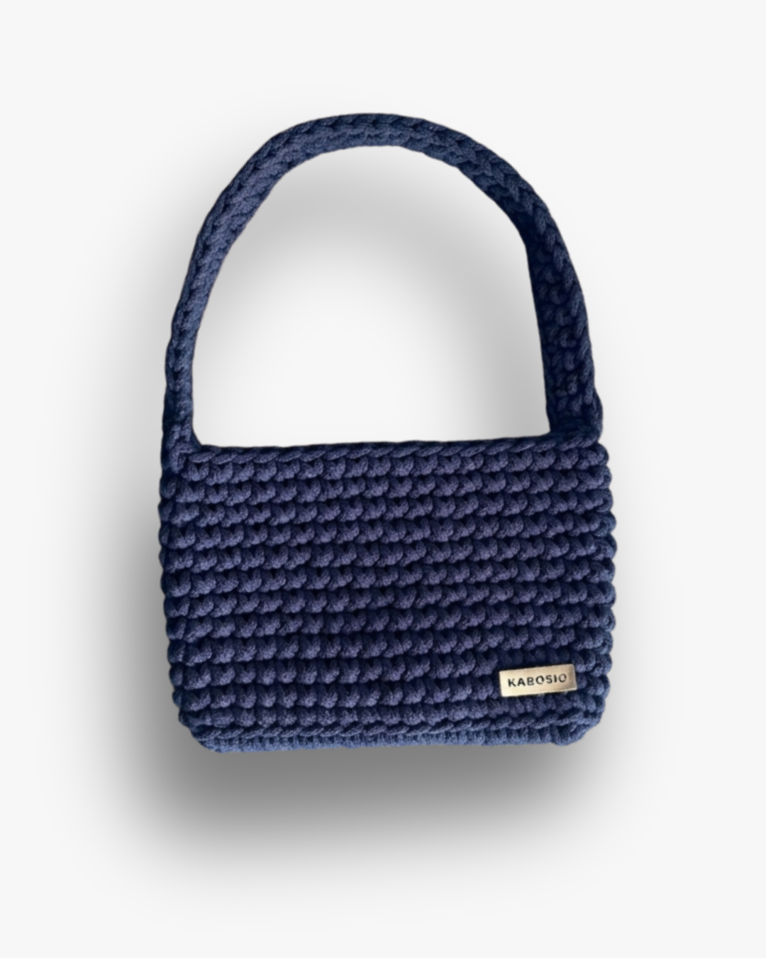 Bolso Hombro y Bandolera Kabosio Original Crochet Vaquero