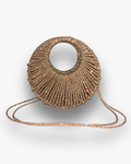 Bolso de Fiesta Kabosio Eclipse Macramé Oro
