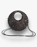 Bolso de Fiesta Kabosio Eclipse Macramé Negro