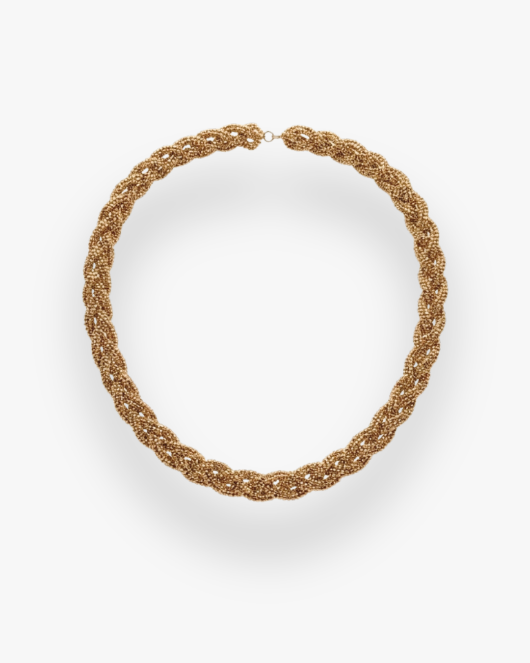 Choker Cristal Crochet Oro