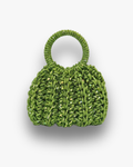 Bolso de Fiesta Kabosio Aura Crochet Verde