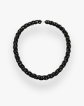 Choker Cristal Crochet Negro