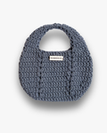 Bolso de Mano Kabosio Luna Crochet Gris