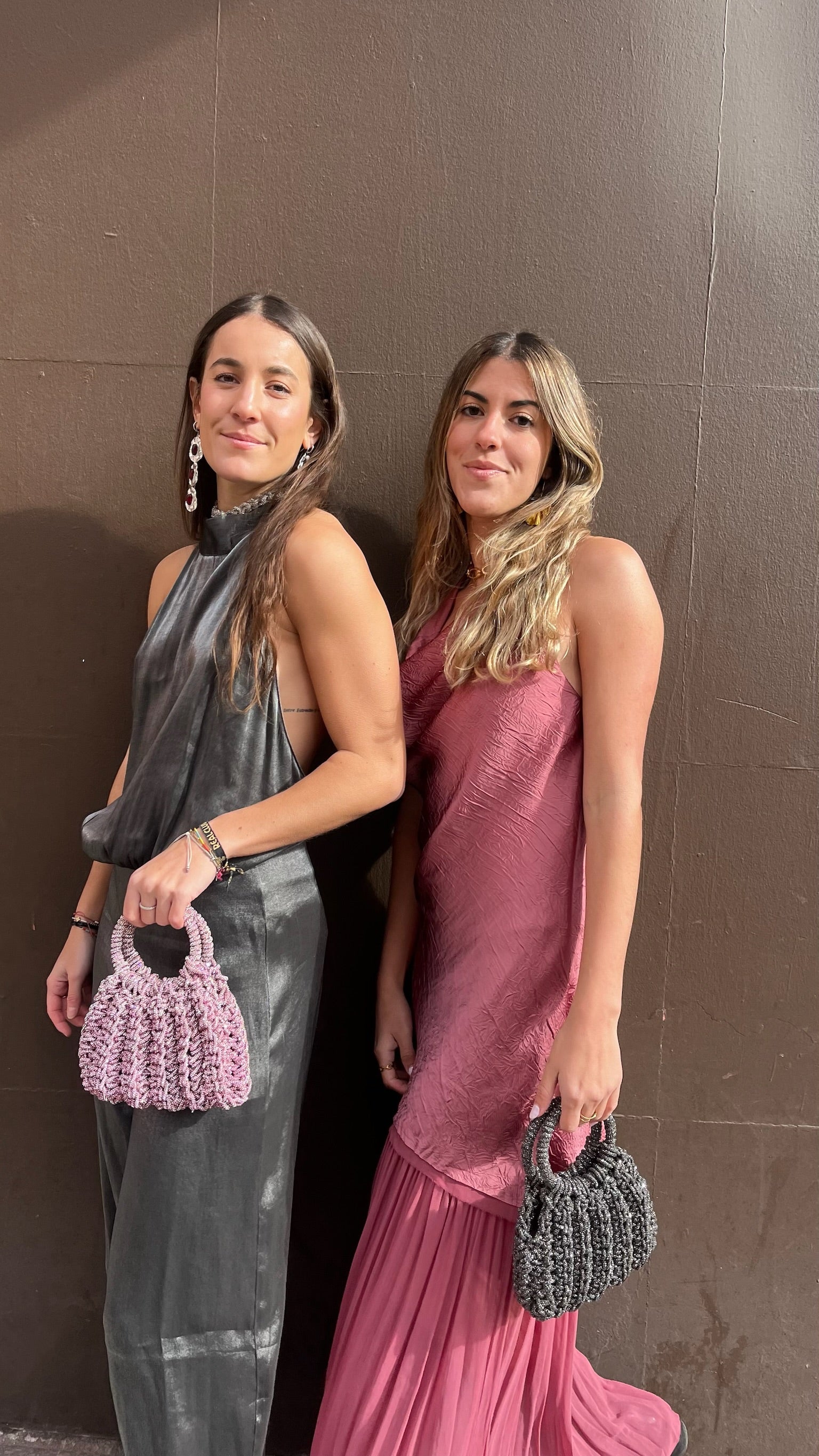 Bolso de Fiesta Kabosio Aura Crochet Negro