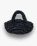 Bolso de Mano Kabosio Kairi Crochet Negro