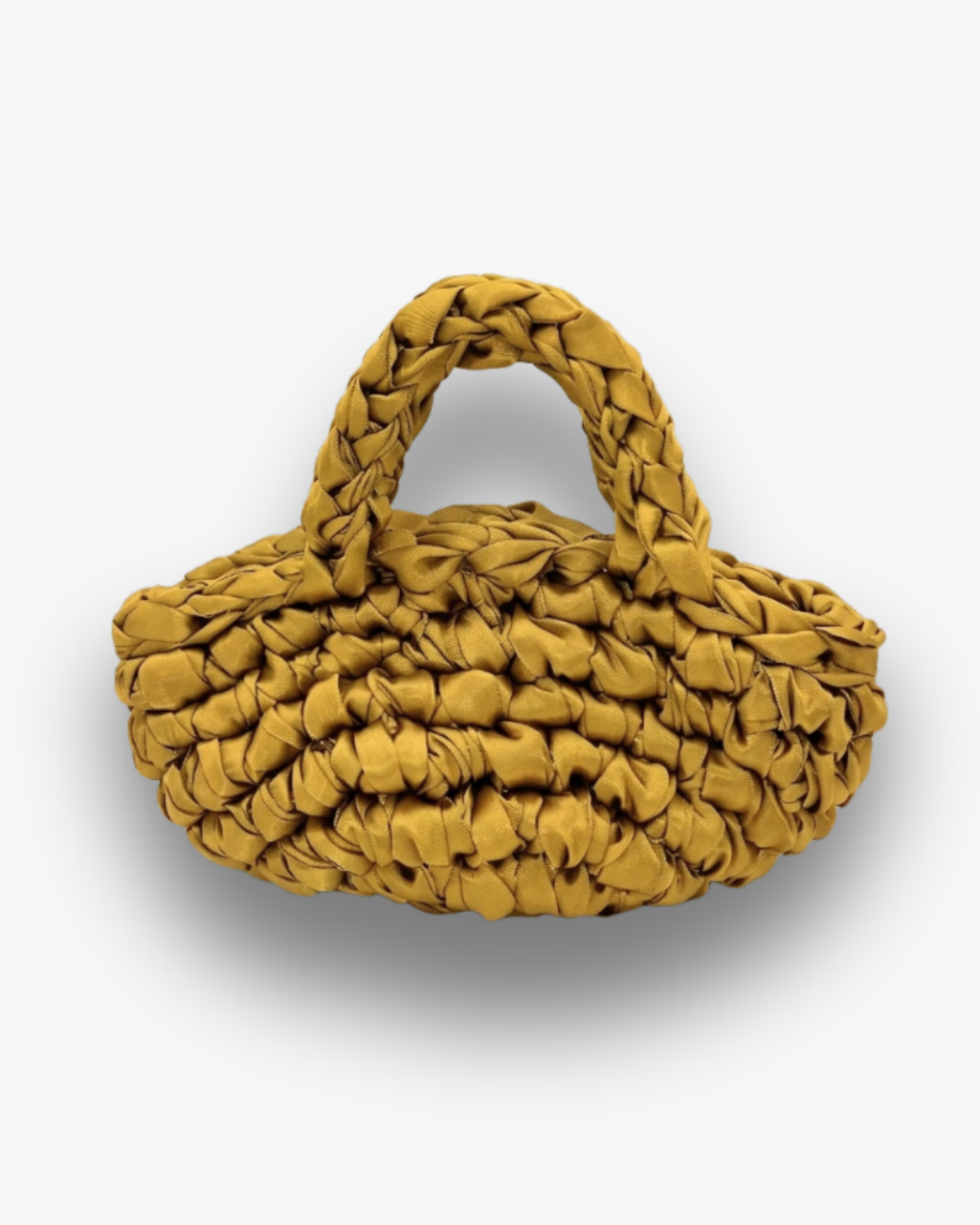 Bolso de Mano Kabosio Kairi Crochet Oro