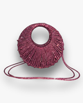 Bolso de Fiesta Kabosio Eclipse Macramé Morado