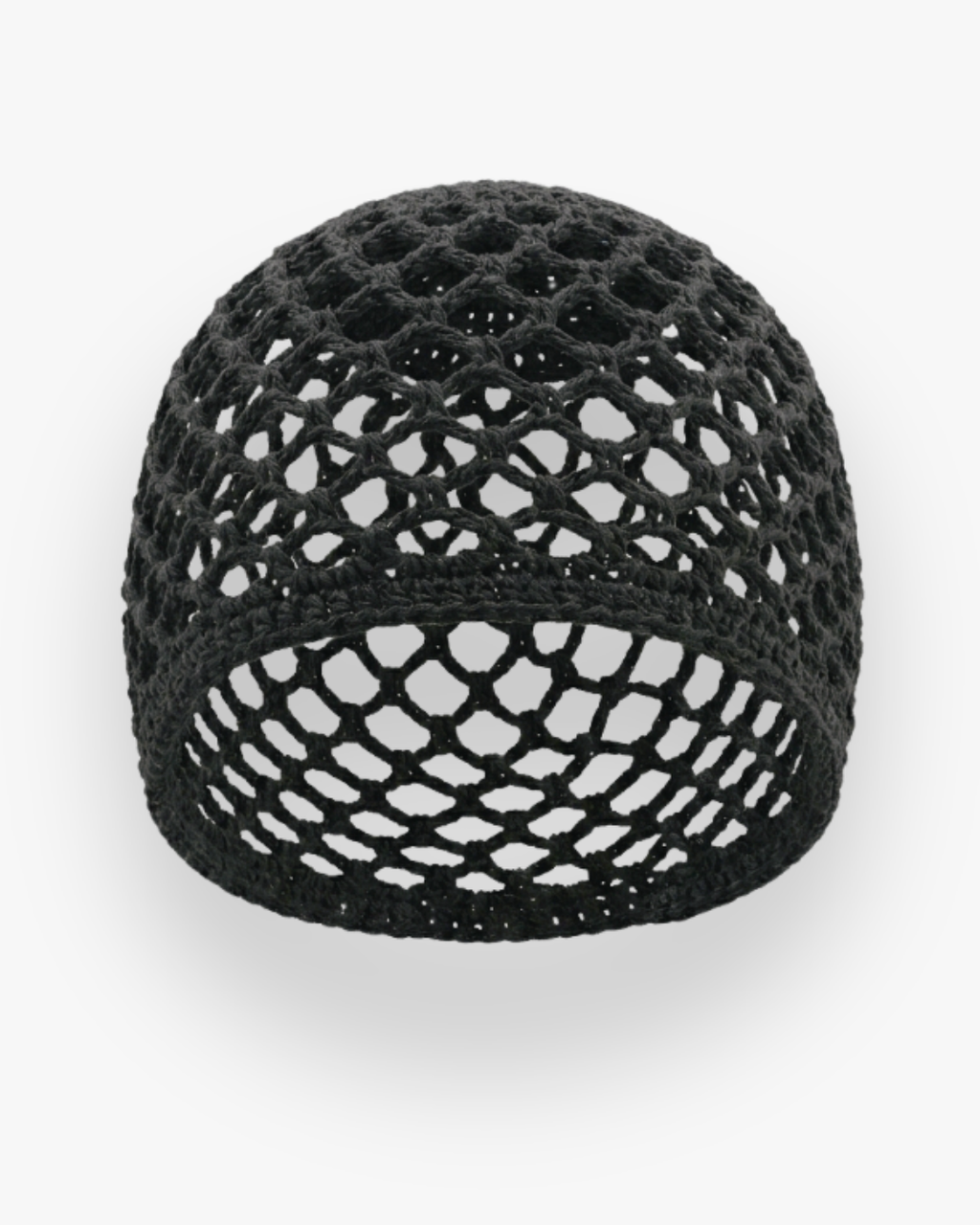 Casquete Mesh Hat de Crochet Negro