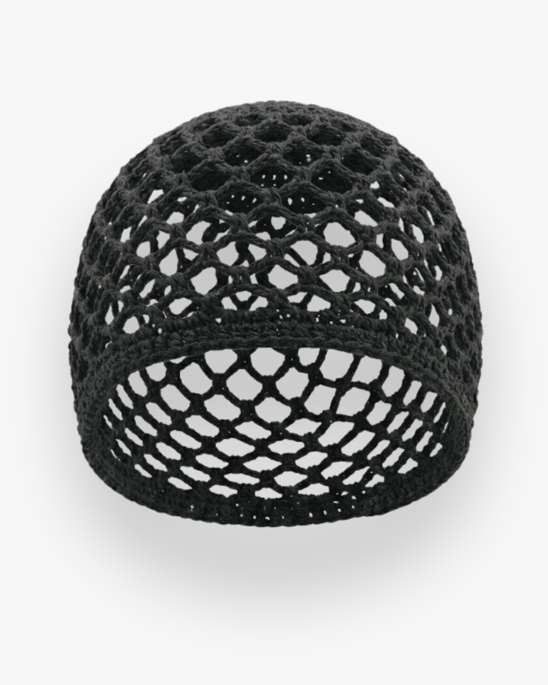 Casquete Mesh Hat de Crochet Negro