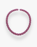 Choker Cristal Crochet Morado