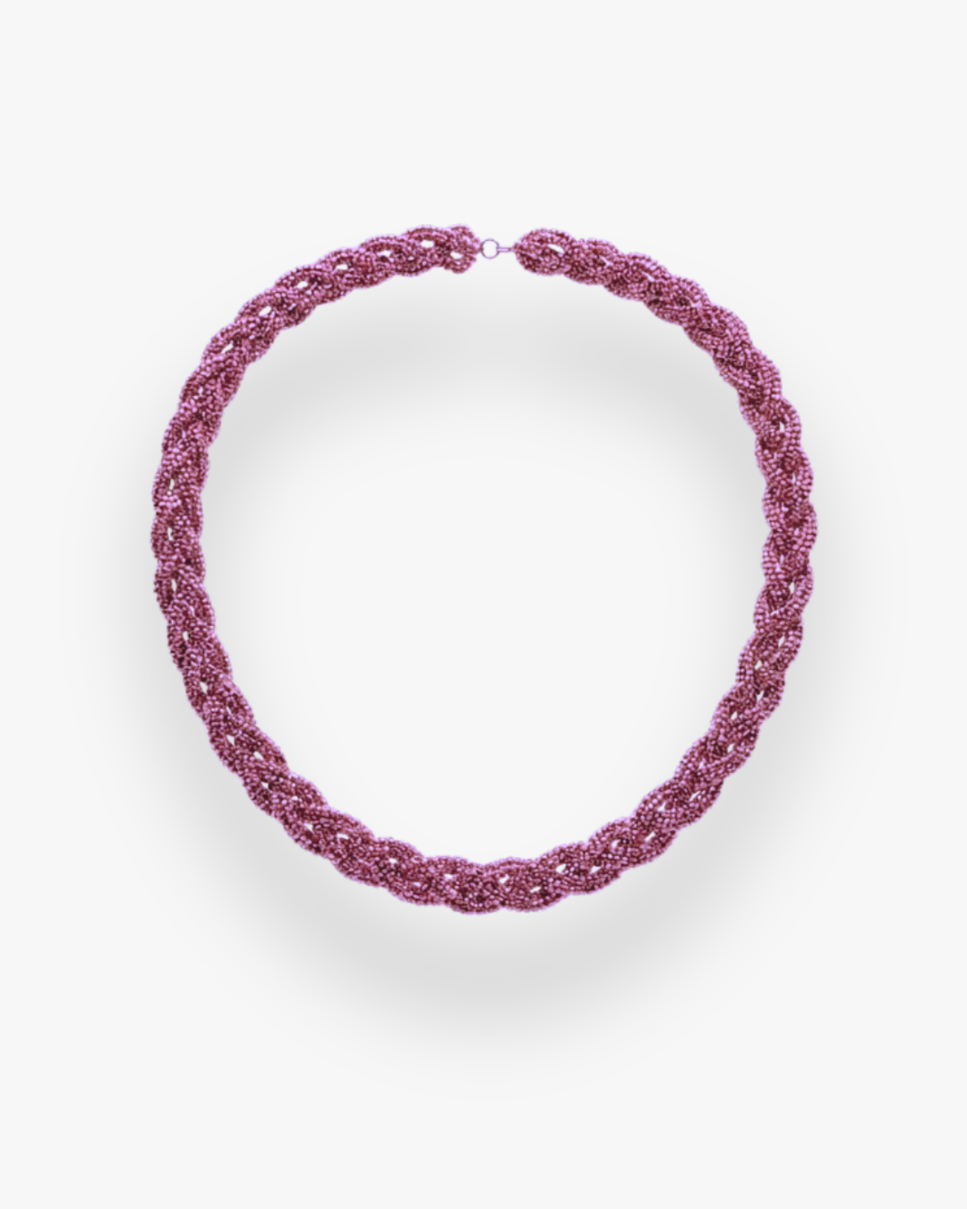 Choker Cristal Crochet Morado